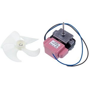 Двигун вентилятора SKL MTF726RF 8.5W 220V (вал 38x4mm) з крильчаткою (D=100mm) для холодильника
