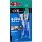 Універсальний силіконовий герметик Akfix 100E 50ml прозорий