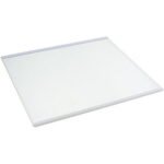 Полиця (верхня) для холодильника Samsung DA97-16362K 450x397mm (скляна)