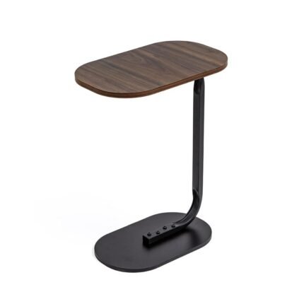Столик приставной овальный 45х28х59см Walnut wood SW-00003367