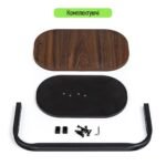 Столик приставний овальний 45х28х59см Walnut wood SW-00003367 - Зображення 8