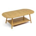 Столик кофейный овальный 120х60х41
