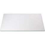 Полиця морозильної камери для холодильника Beko 4655590200 401x266x3.2mm (скляна) - Зображення 2