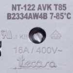 Термостат для бойлера NT122AVK 16A 400V 7-85°C капіляр L=600mm - Зображення 2
